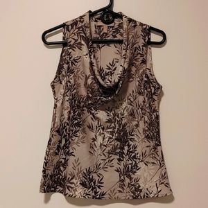 Banana Republic Sleeveless Blouse with Scoop Neck | Women's Petite Size S